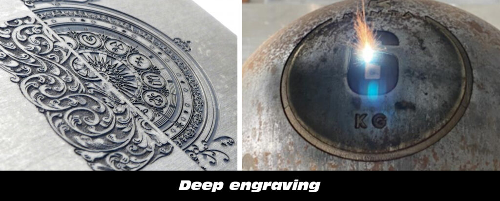 Deep engraving