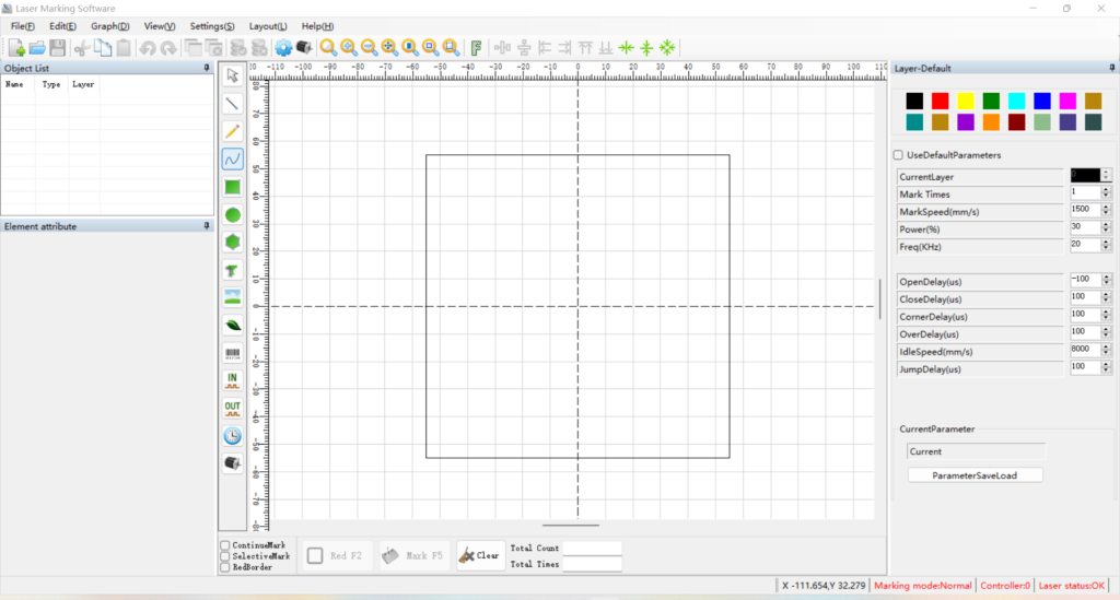 JHC laser marking software