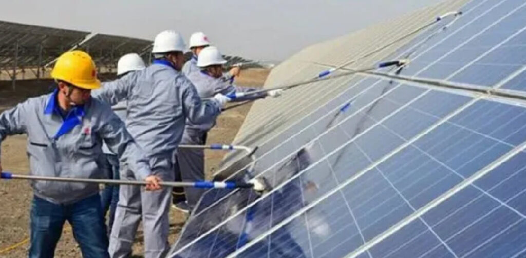solar panel cleaning